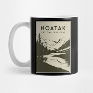 Noatak National Preserve Travel Poster Alaska Mug